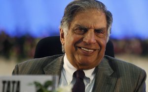 Tata, chairman of Tata Group, speaks during Vibrant Gujarat Global Investors Summit 2011 at Gandhinagar